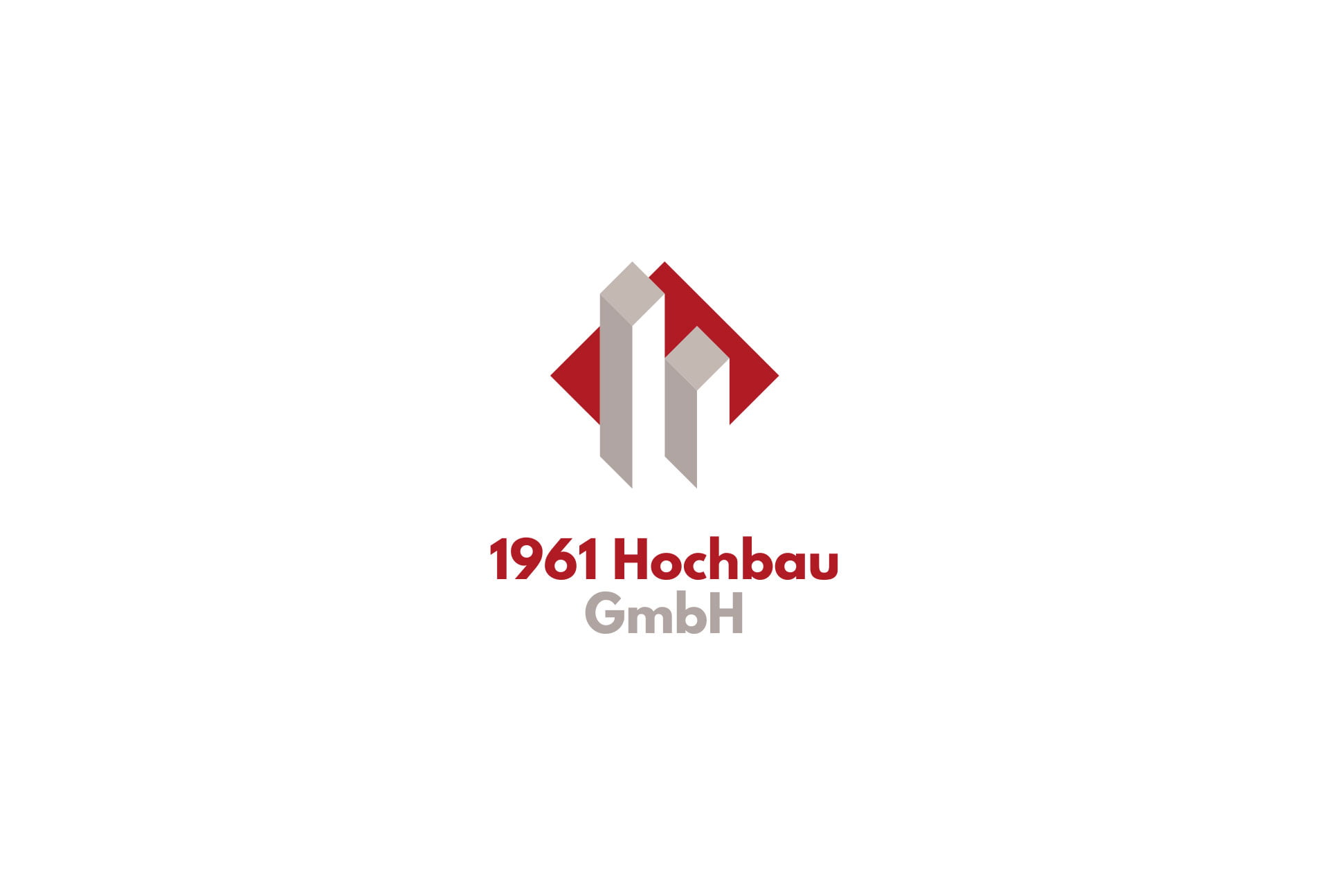 1961 Hochbau GmbH - Projekt logo i identyfikacji wizualnej